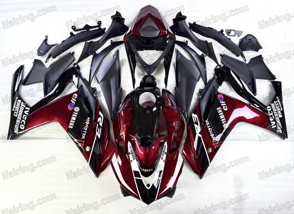 (image for) Fairing kit fit for Yamaha YZF R3 2014-2018 or R25 2015-2017 124