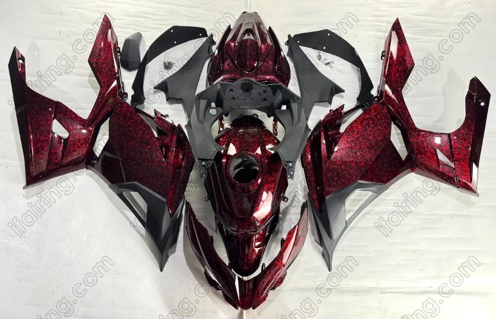 (image for) Fairing kit fit for EX400/ninja400 2018-2024 forged carbon fiber look 200