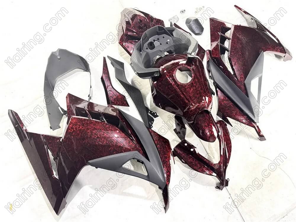 (image for) Fairing kit fit for EX300/ninja300 2013-2024 forged carbon fiber look 131