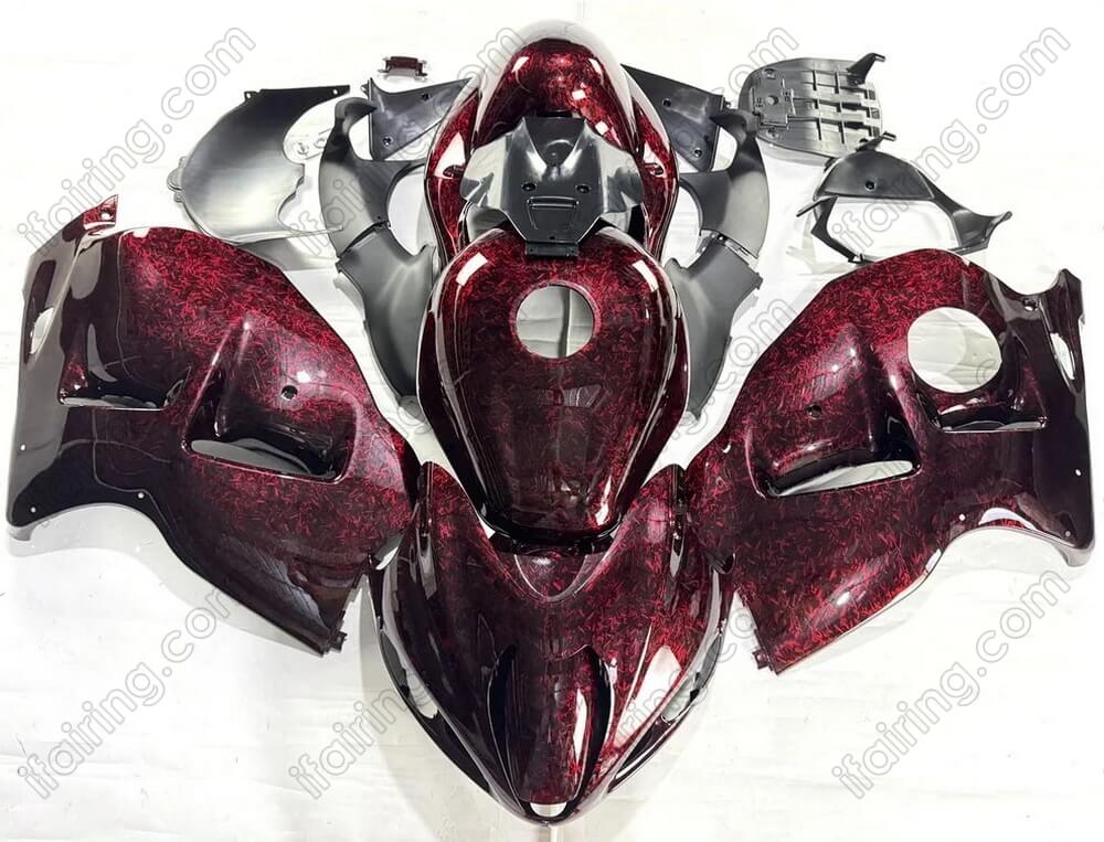 (image for) Fairing kit fit for Suzuki GSXR 1300 Hayabusa 1999-2007 forged carbon fiber look 261