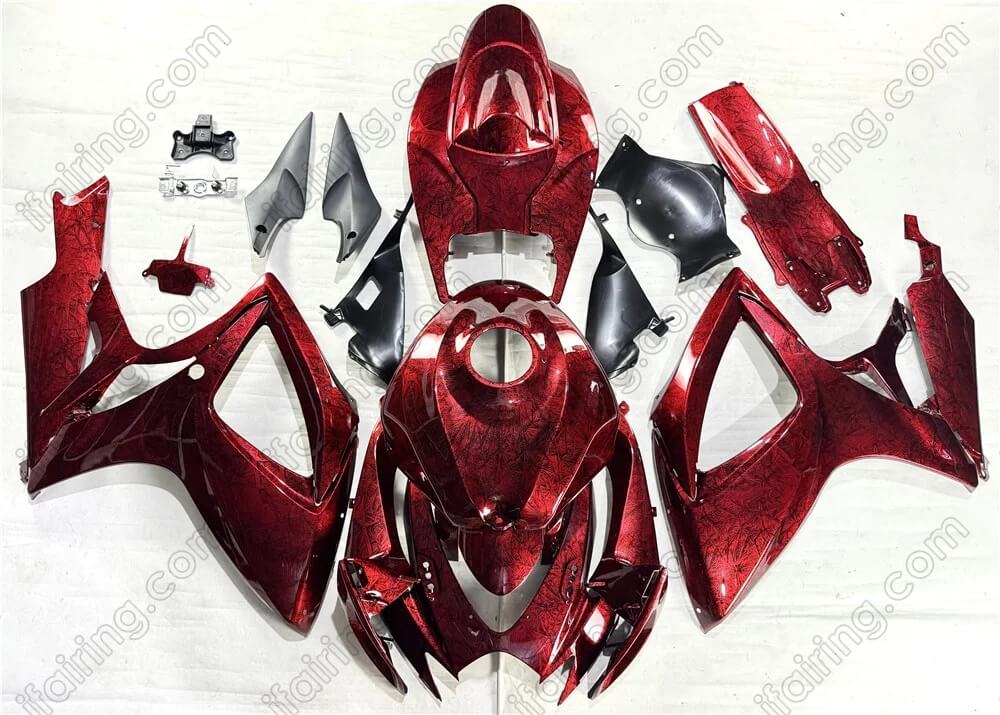 (image for) Fairing kit fit for Suzuki GSXR 600 750 K6 2006 2007 forged carbon fiber look 361
