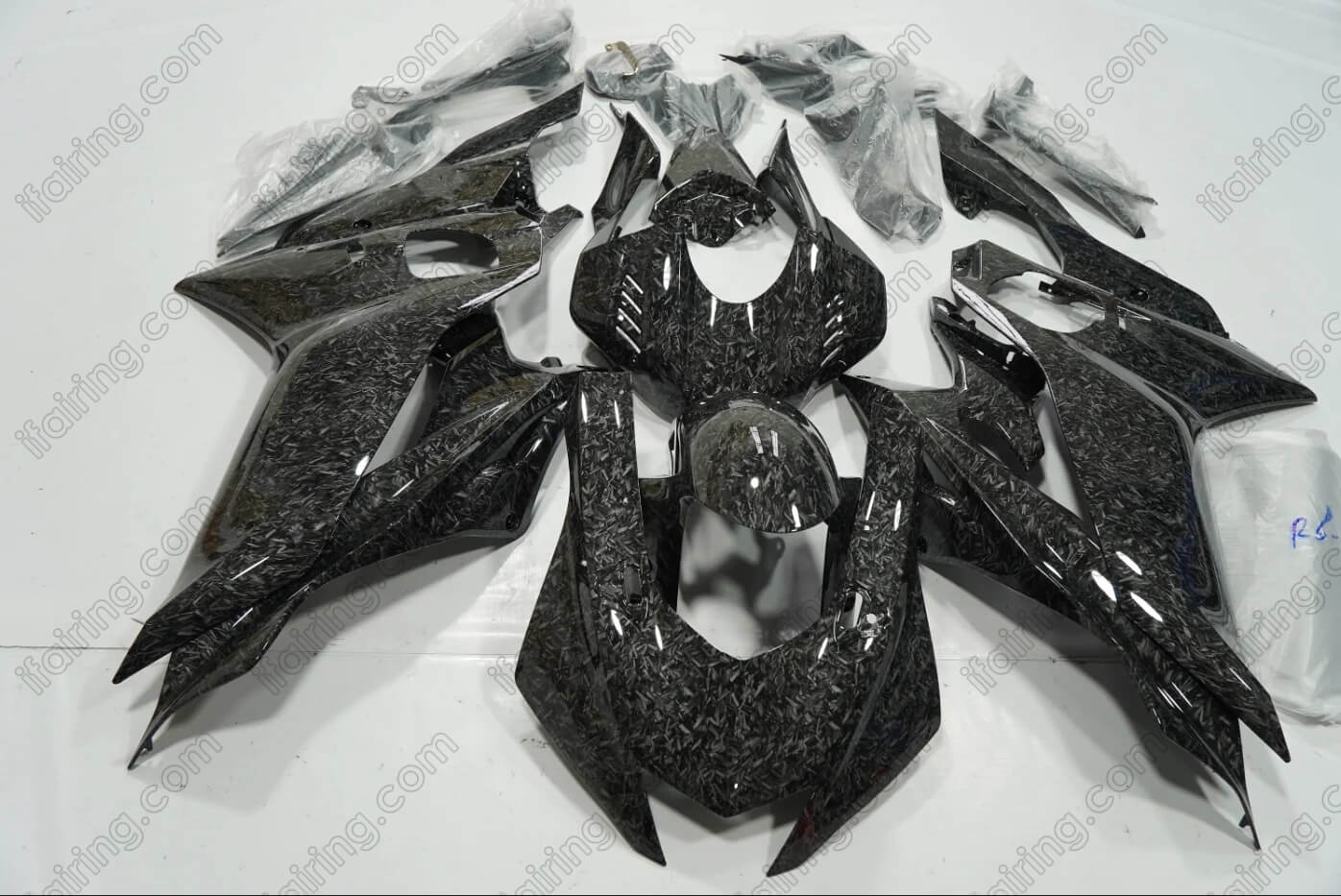 (image for) Fairing kit fit for Yamaha YZF R6 2017-2022 forged carbon fiber look 178